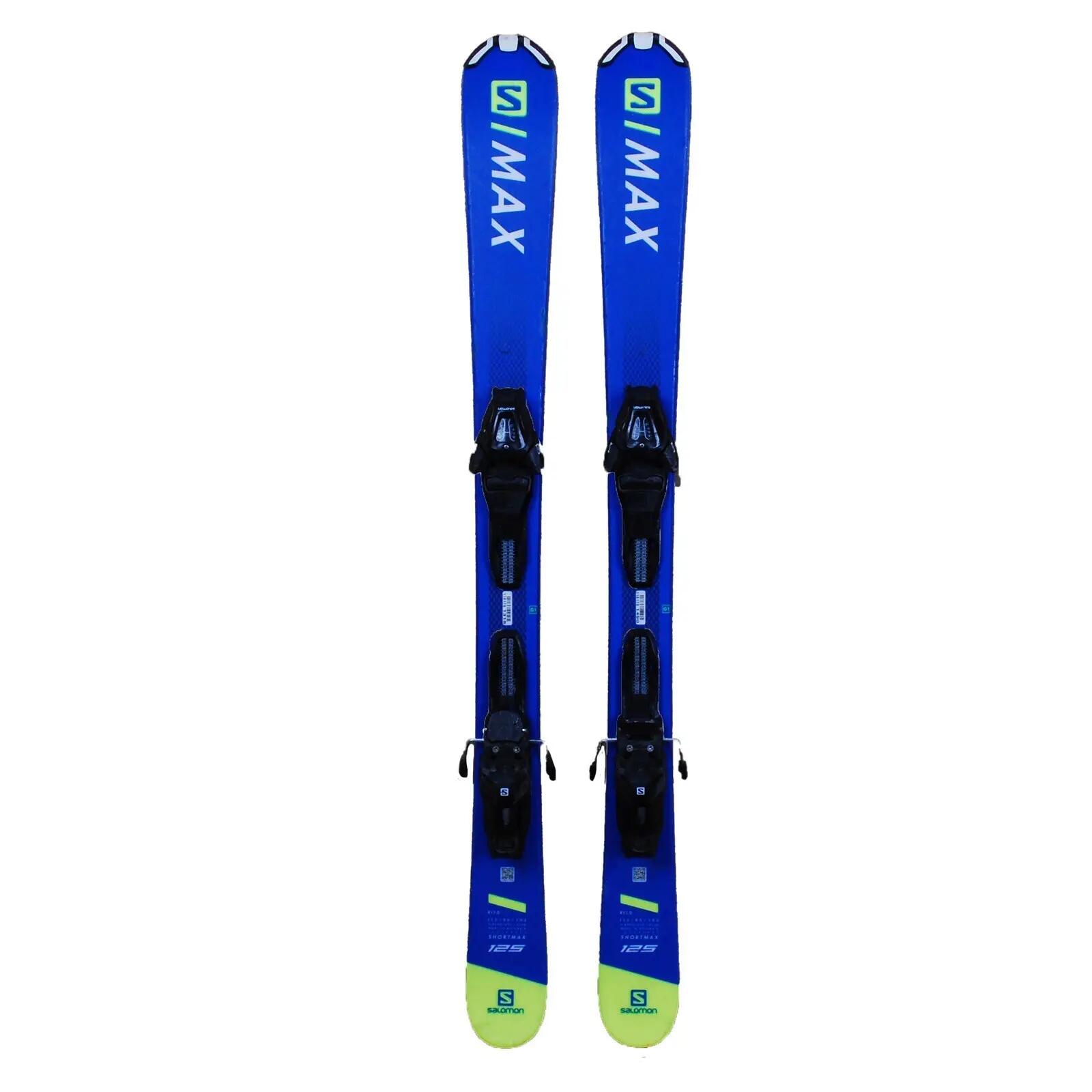 mini ski salomon decathlon QST M Kids Skis with L6 GW Bindings 2026 130CM and fish scale grip offer an excellent balance between predictability and enjoyment Salomon S-Lab Minim Ski -