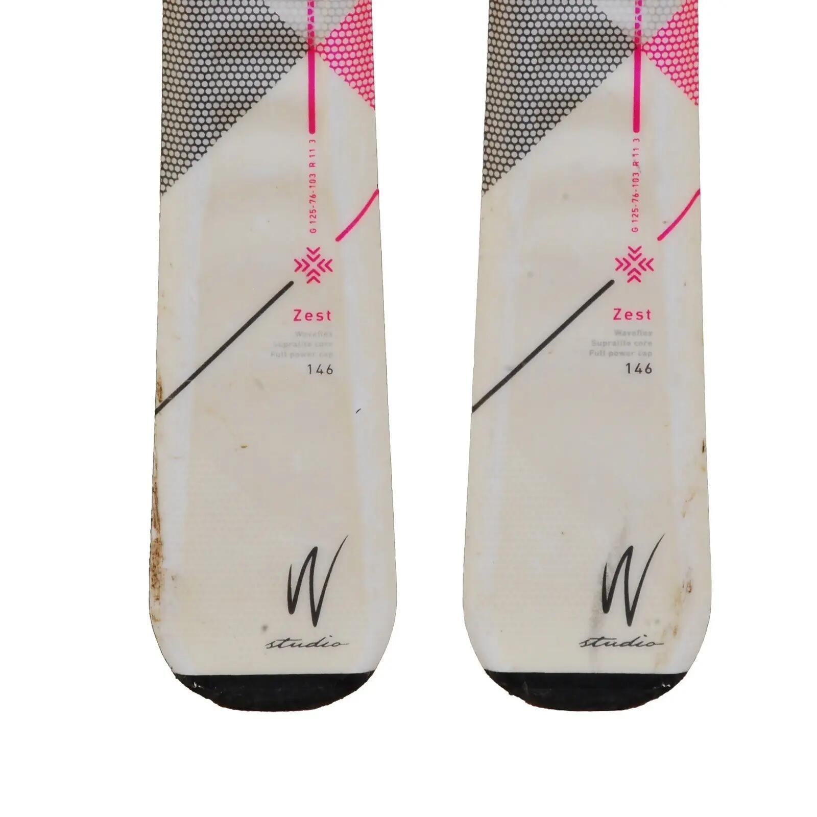 TWEEDEHANDS - Gebruikte Elan Zest Ski + Bindingen - GOEDE 4/4