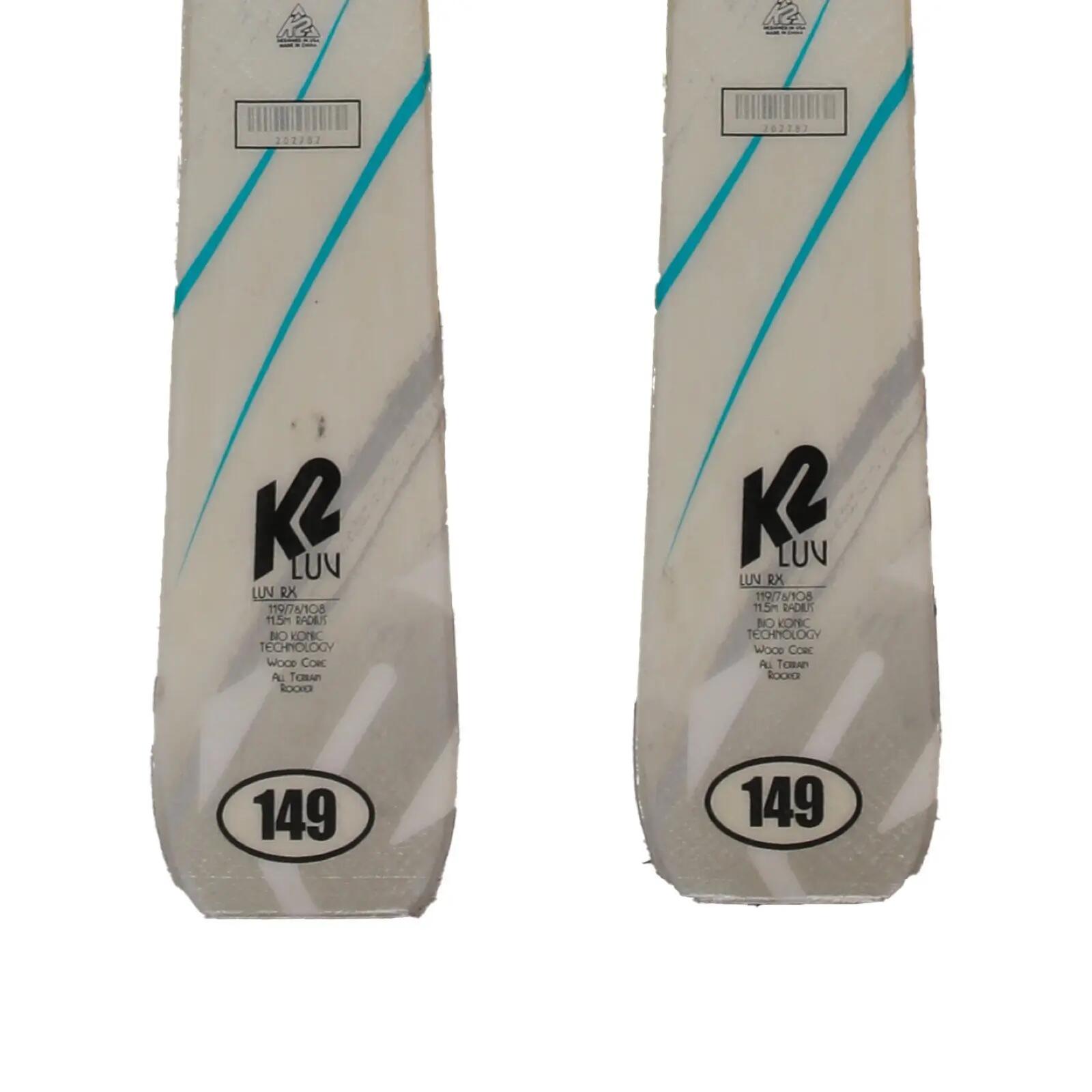 RECONDITIONNE - Ski K2 Luv Rx + Fixations 4/4