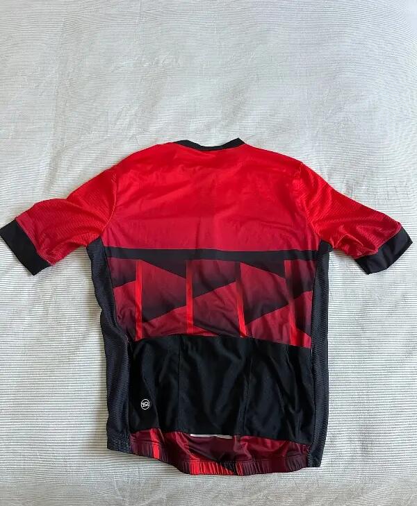 Tussen Particulieren - Cubic heren fietstrui rood/zwart 2/6