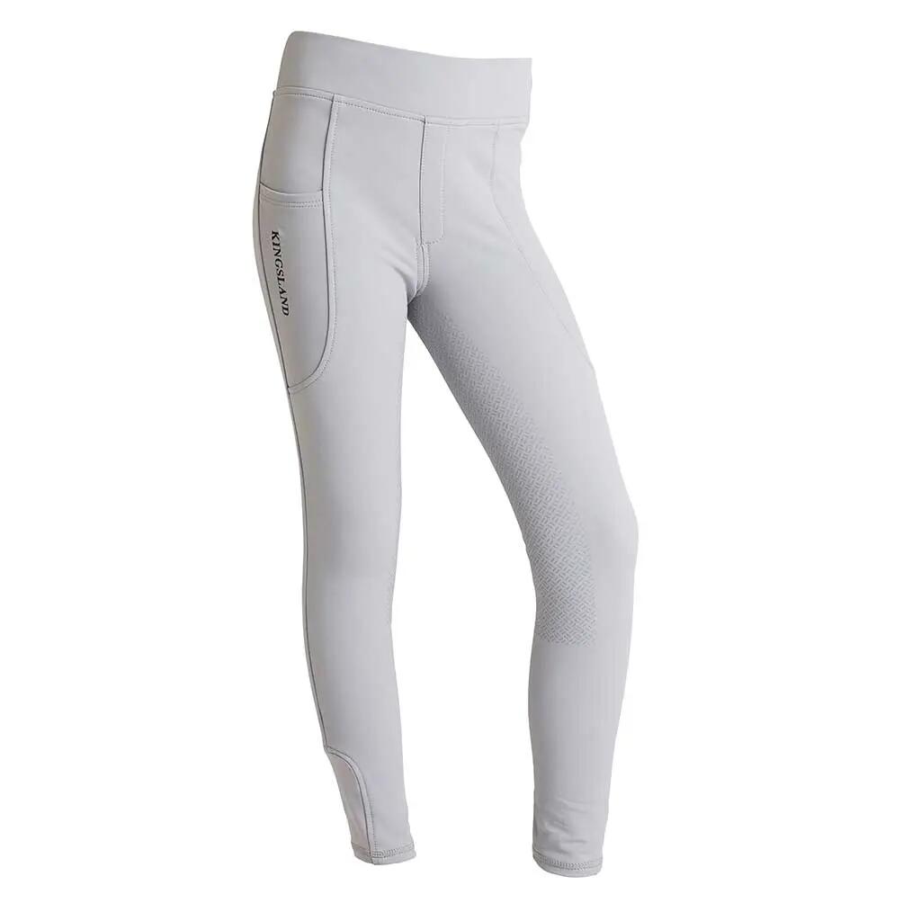 KLKAISA E-TEC FULL GRIP PULL-ON STRUMPFHOSE GRAU SLEET JUNIOR 1/2