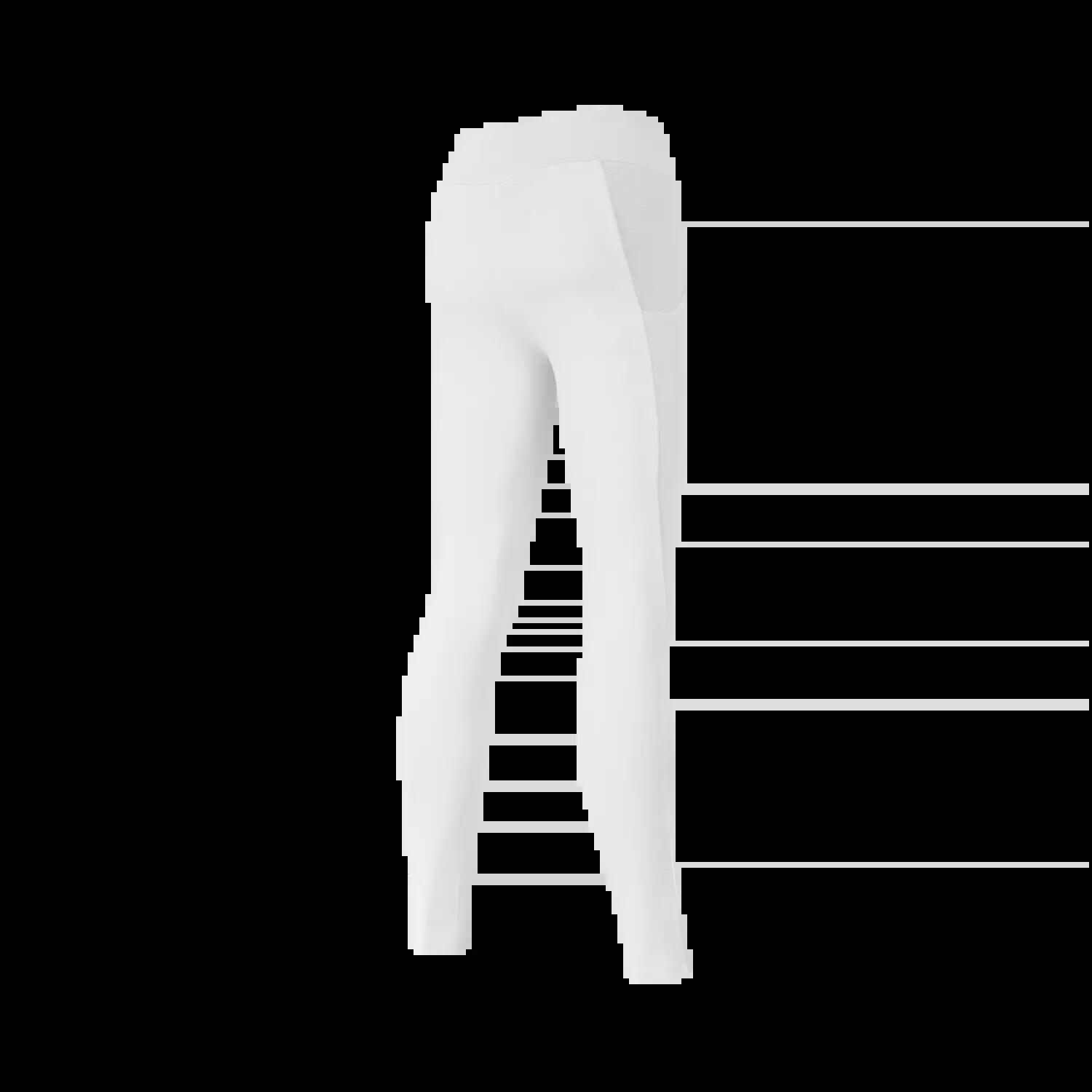 Collants de concours  KLMEGAN FULL GRIP F-TEC4 BROSSÉ BLANC FEMME 2/2