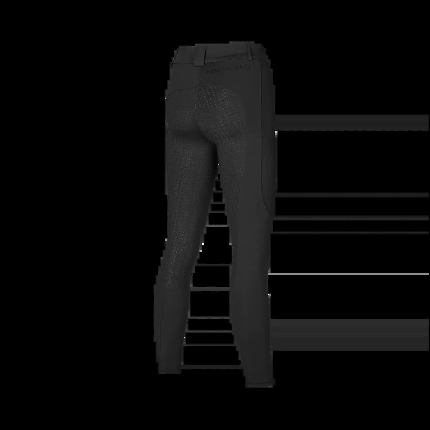 KLKAYA H-FORM FULL GRIP REITHOSE SCHWARZ DAMEN 2/2