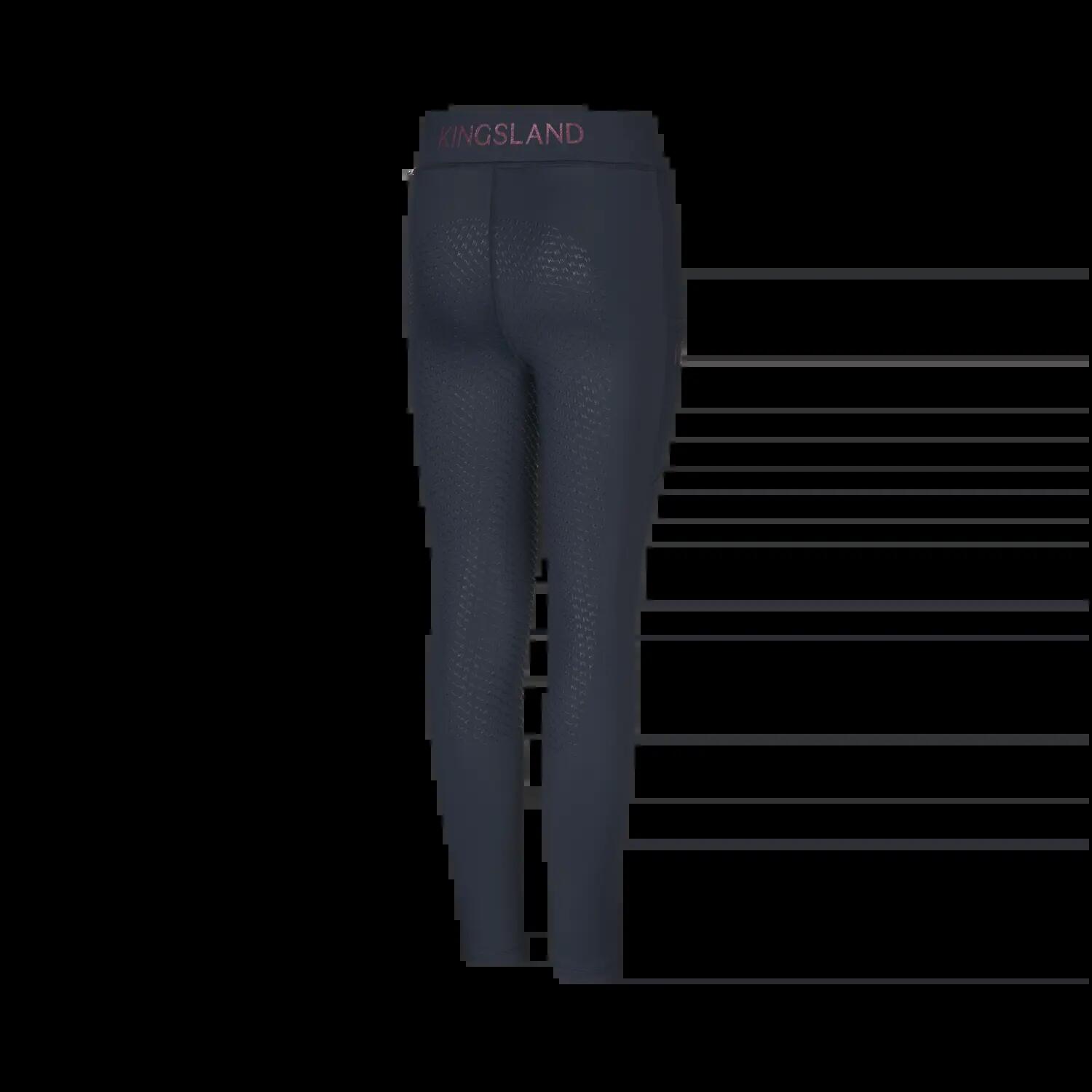 KLMELODY FULL GRIP TIGHTS F-TEC4 GEBÜRSTET MARINE JUNIOR 2/2