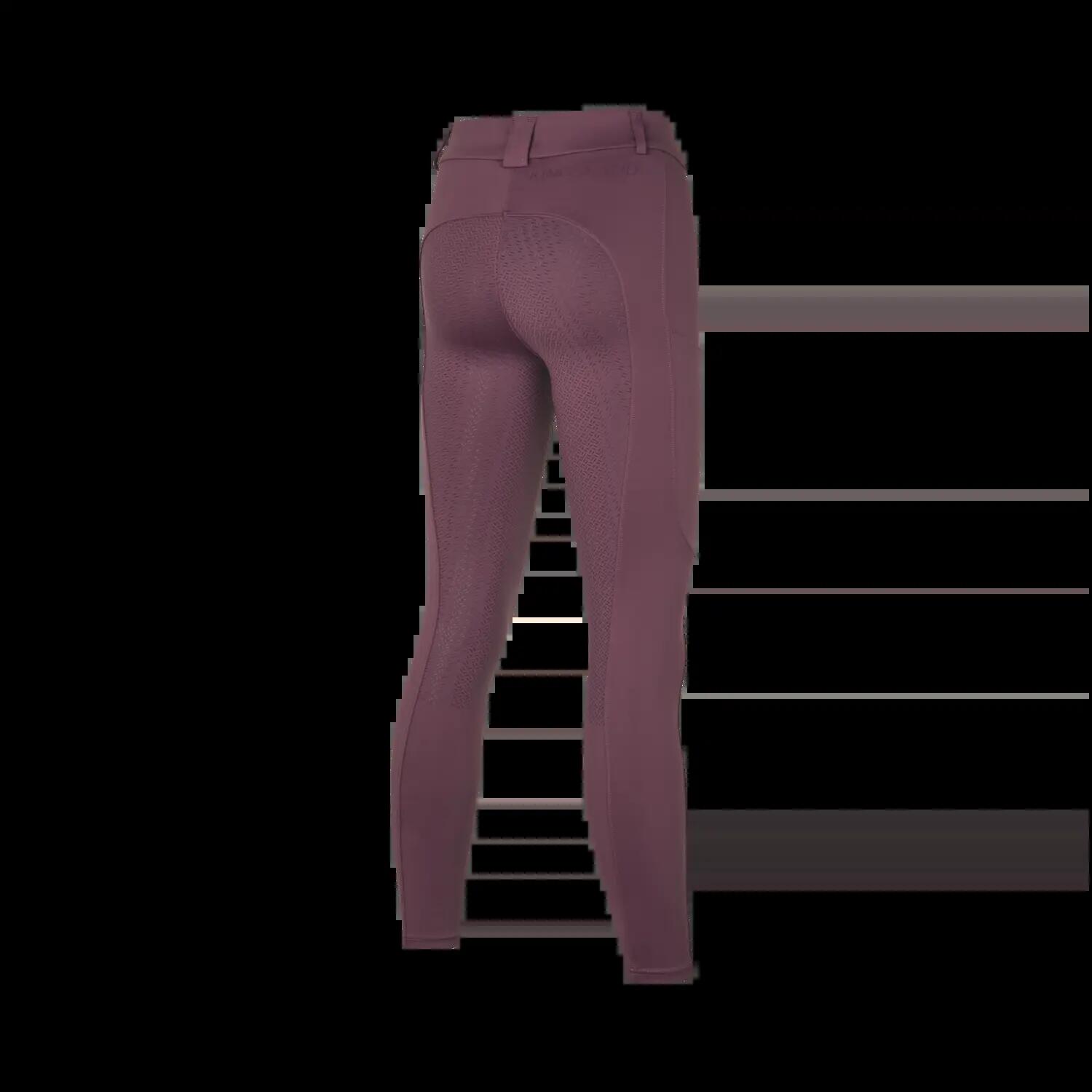 KLKAYA H SHAPE FULL GRIP BREECHES PLUM WINE WOMAN 2/2