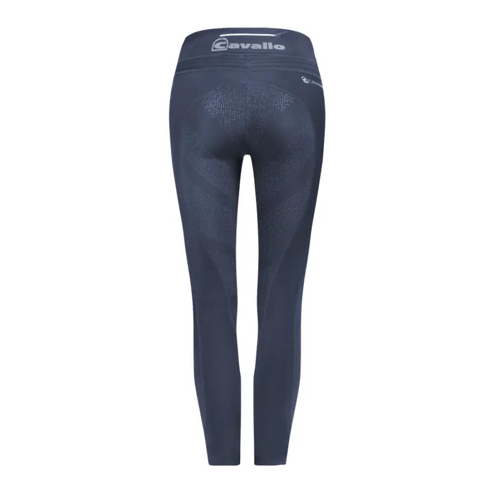 LIN RIDING LEGGINGS FULL GRIP DARK BLUE JUNIOR 2/2