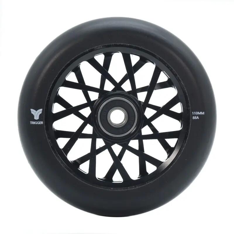 Freestyle Scooter Wielen Trigger Star 110mm 88A Zwart Zwart x2 1/3