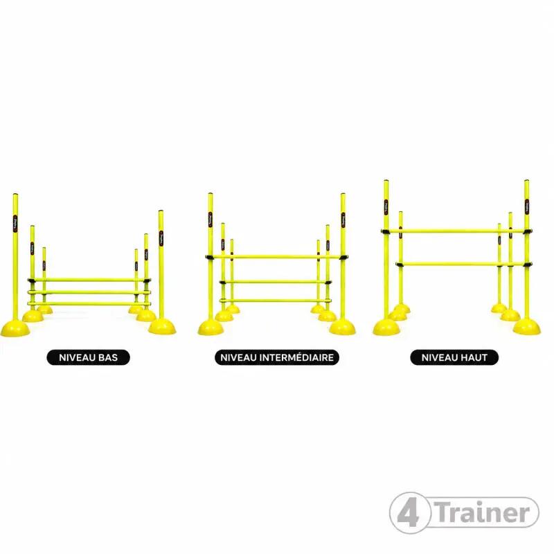 KIT PLIOMÉTRIE AJUSTABLE  - 9 Jalons Démontables 180cm - 4TRAINER 5/8