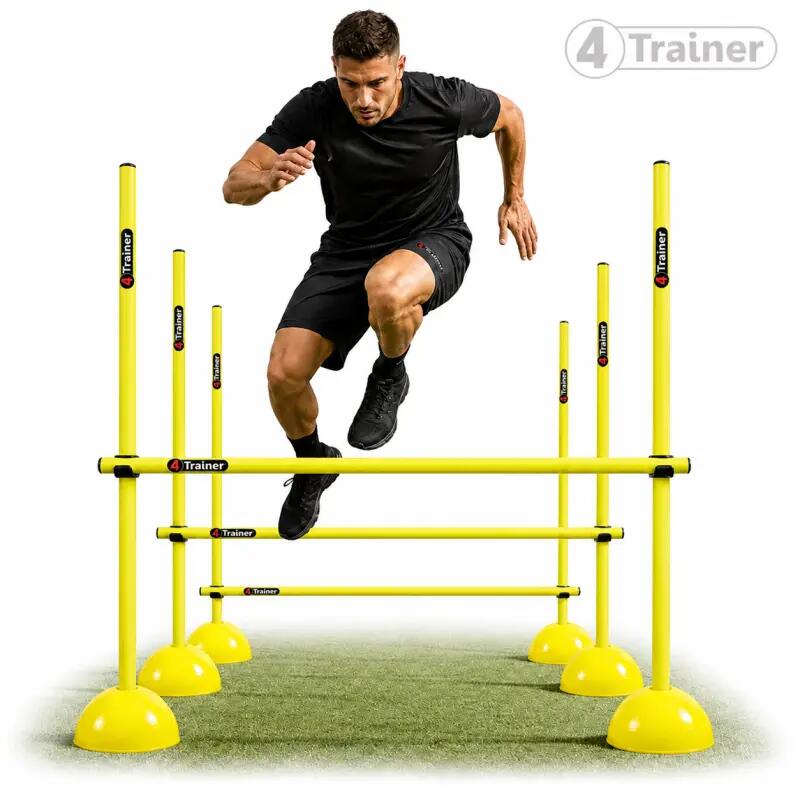 KIT PLIOMÉTRIE AJUSTABLE  - 9 Jalons Démontables 180cm - 4TRAINER 3/8
