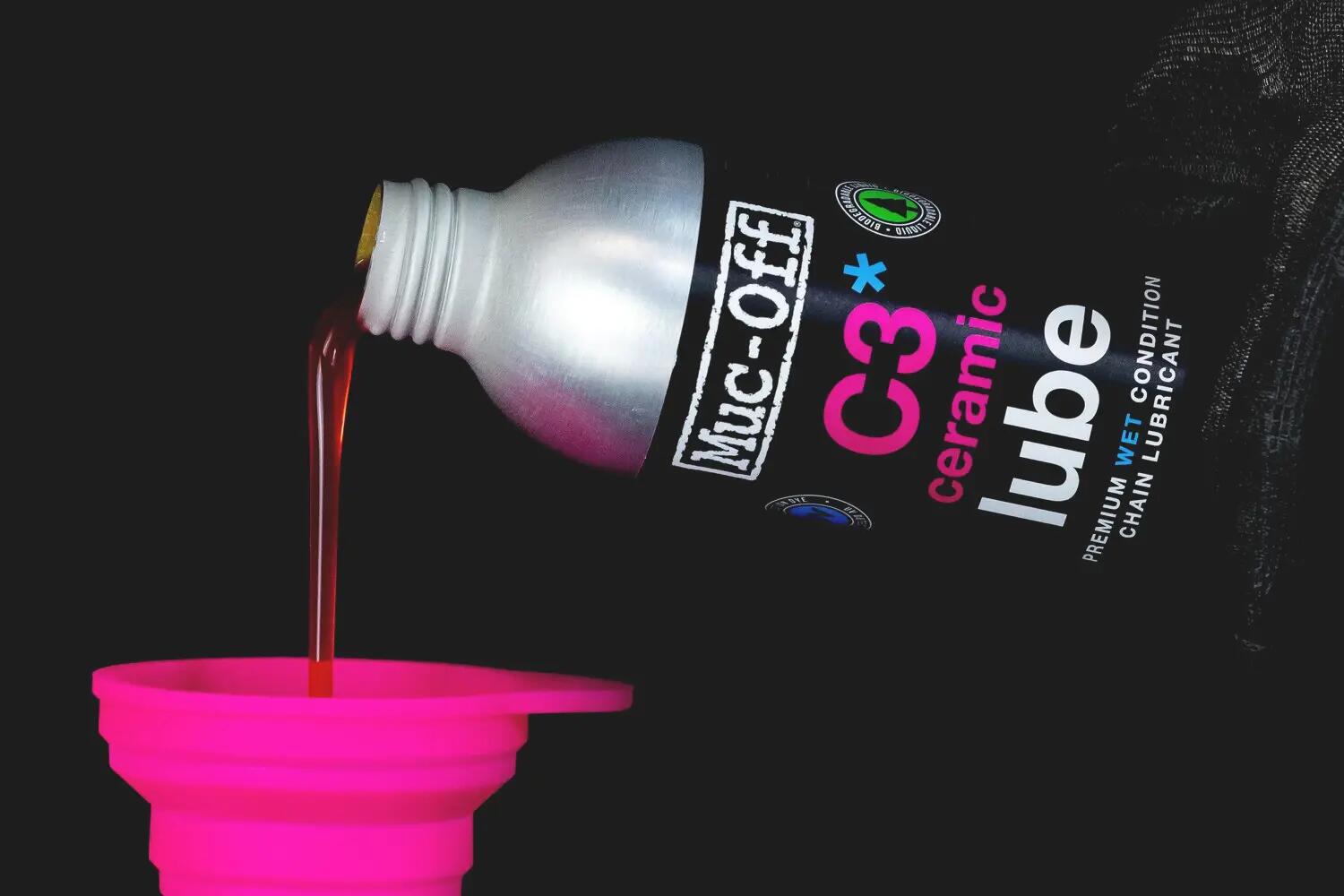 Muc-Off C3 WET Lubricante Cerámico Botella de Repuesto 300ml 5/5