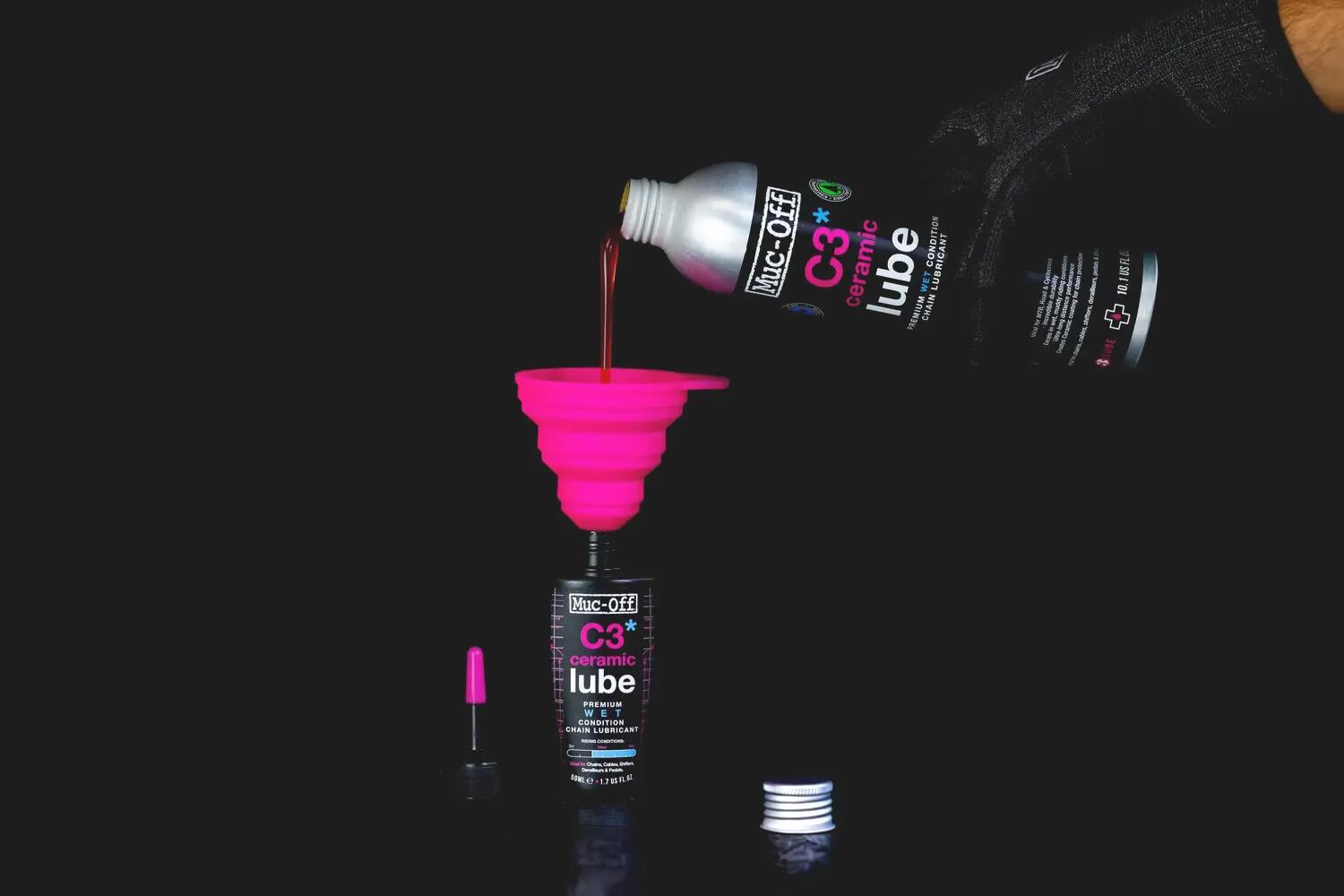 Muc-Off C3 WET Lubricante Cerámico Botella de Repuesto 300ml 3/5