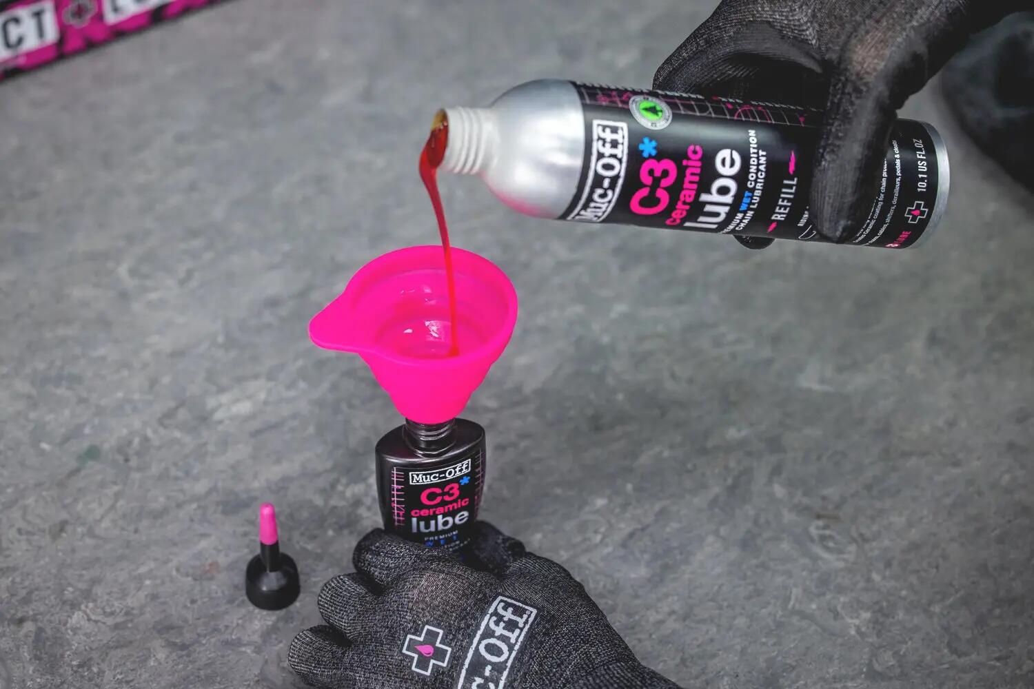 Muc-Off C3 WET Lubricante Cerámico Botella de Repuesto 300ml 2/5