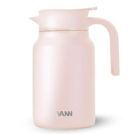 Pichet isotherme - Family Jug 1,5 L - inox, bouton-poussoir - Noir