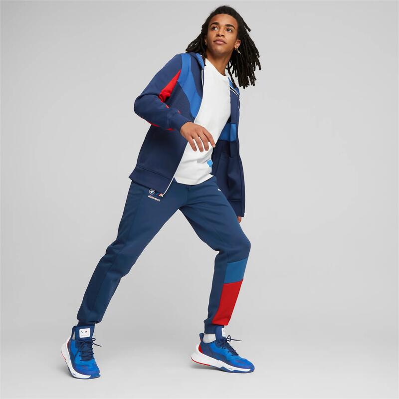 Hanorac barbati Puma Bmw Hdd Sweat Jacket, Albastru