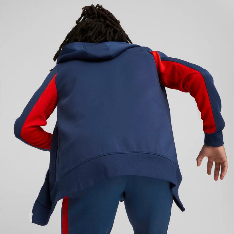 Hanorac barbati Puma Bmw Hdd Sweat Jacket, Albastru