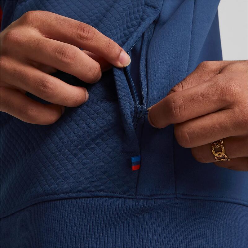 Hanorac barbati Puma Bmw Hdd Sweat Jacket, Albastru