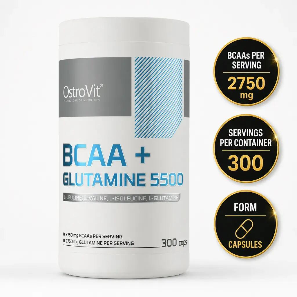 OstroVit BCAA + Glutamine 5500 300 Caps