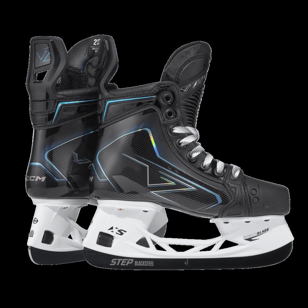 VIZION - Ice Hockey Skates - Black - White -Kids - Regular
