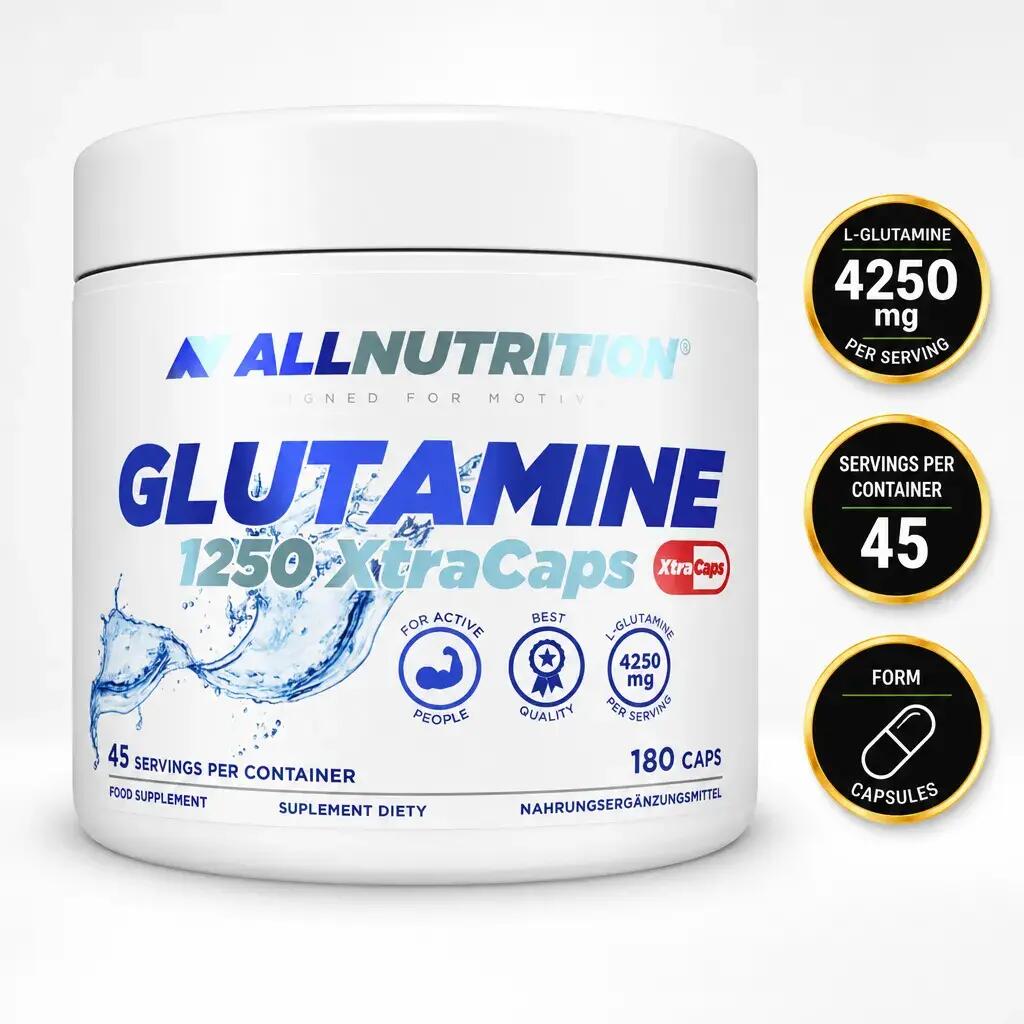 Allnutrition Glutamine 1250mg 180 Caps