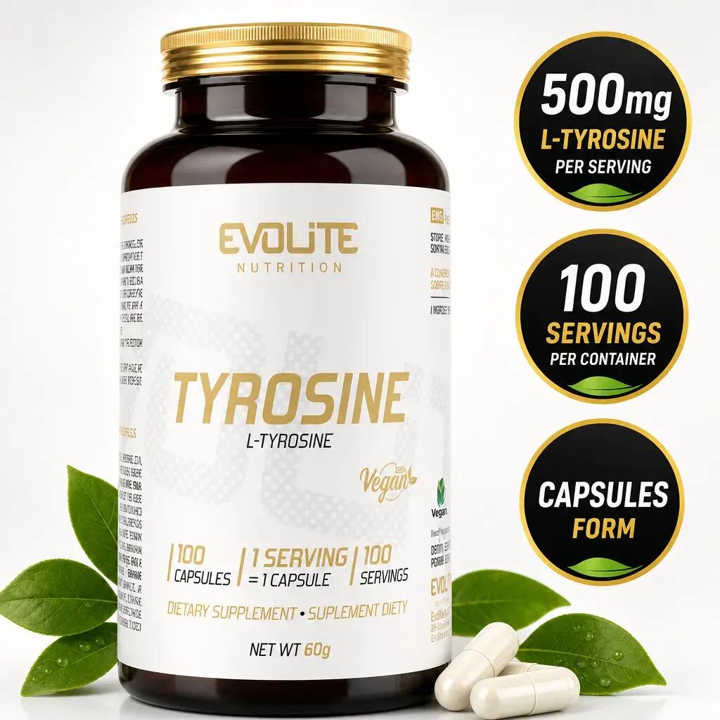 Evolite Tyrosine 500mg 100 Caps