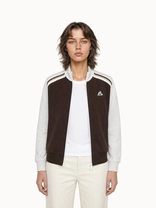 Veste zippée en double face avec bandes rayées épaules Heritage