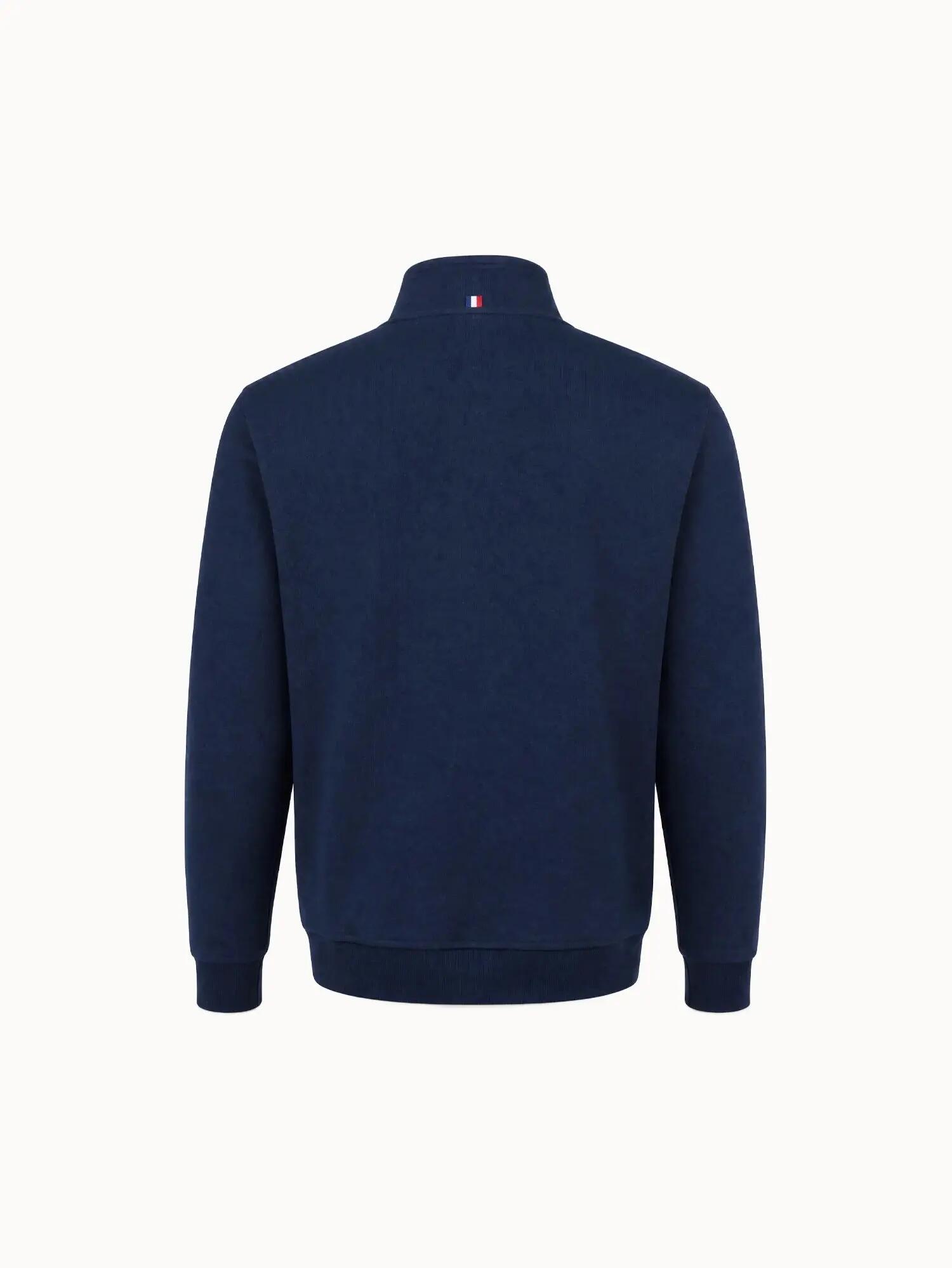 Sweat demi-zippé Classics en double face Essentiels 3/7