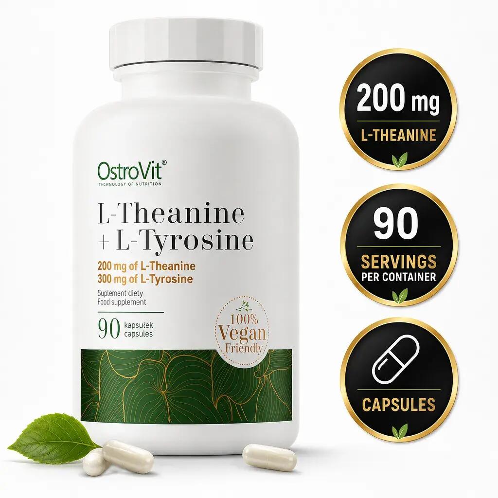 OstroVit L-Theanine + L-Tyrosine 90 Vege Caps