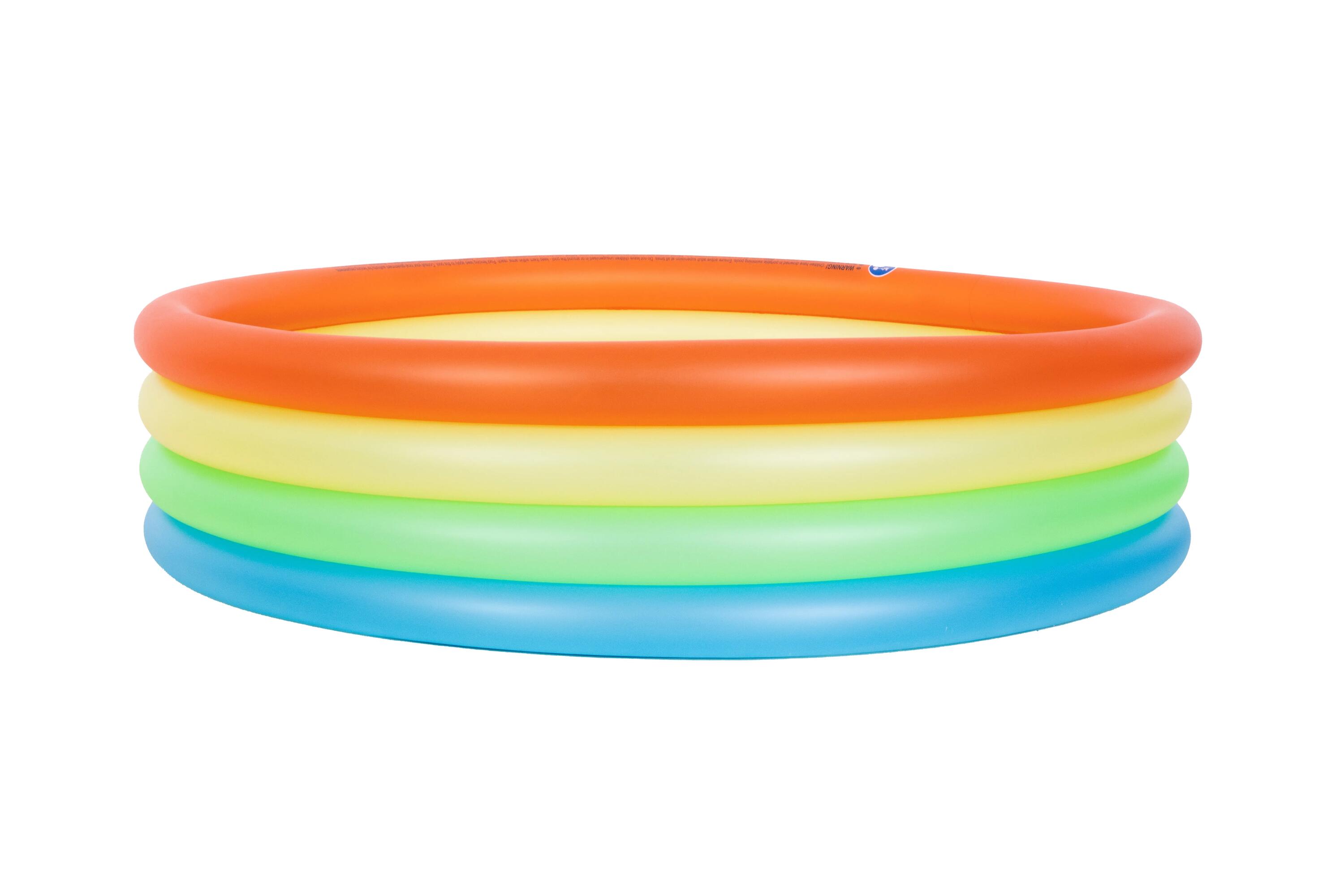 SunClub Planschbecken „Neon“ aufblasbar – Kinderpool rund Ø 150 x 40 cm 9/9