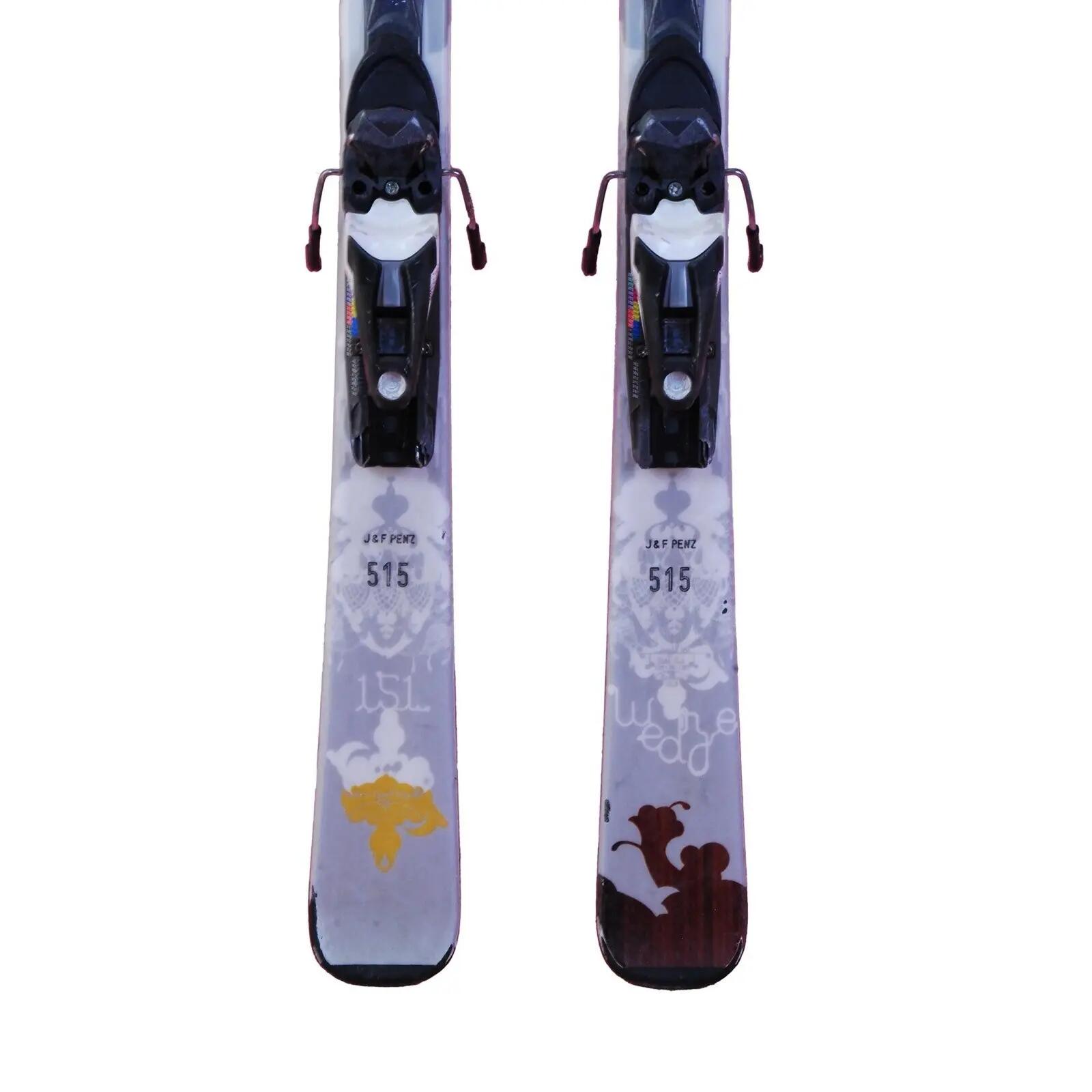RECONDITIONNE - Ski Wedze Lady Belle + Fixations 4/5