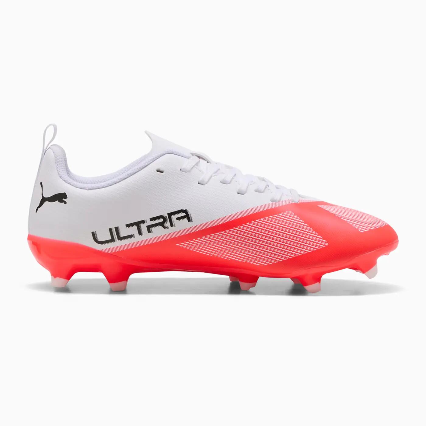 Puma Ultra 7 Play Fg Junior Weiß Und Rot 3/14