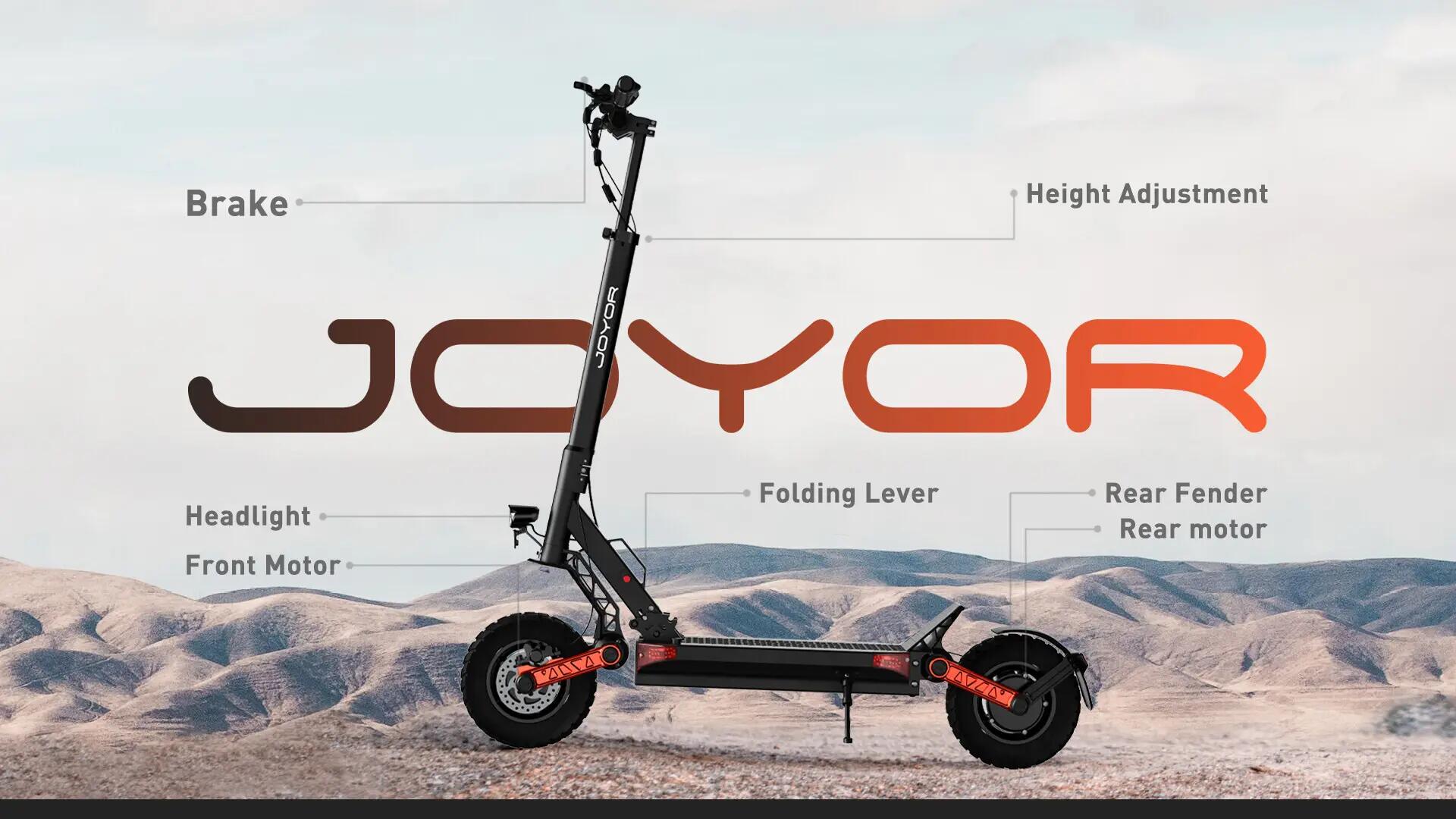 JOYOR S10-S-Z elektromos roller: hatótávolság és kényelem 8/14