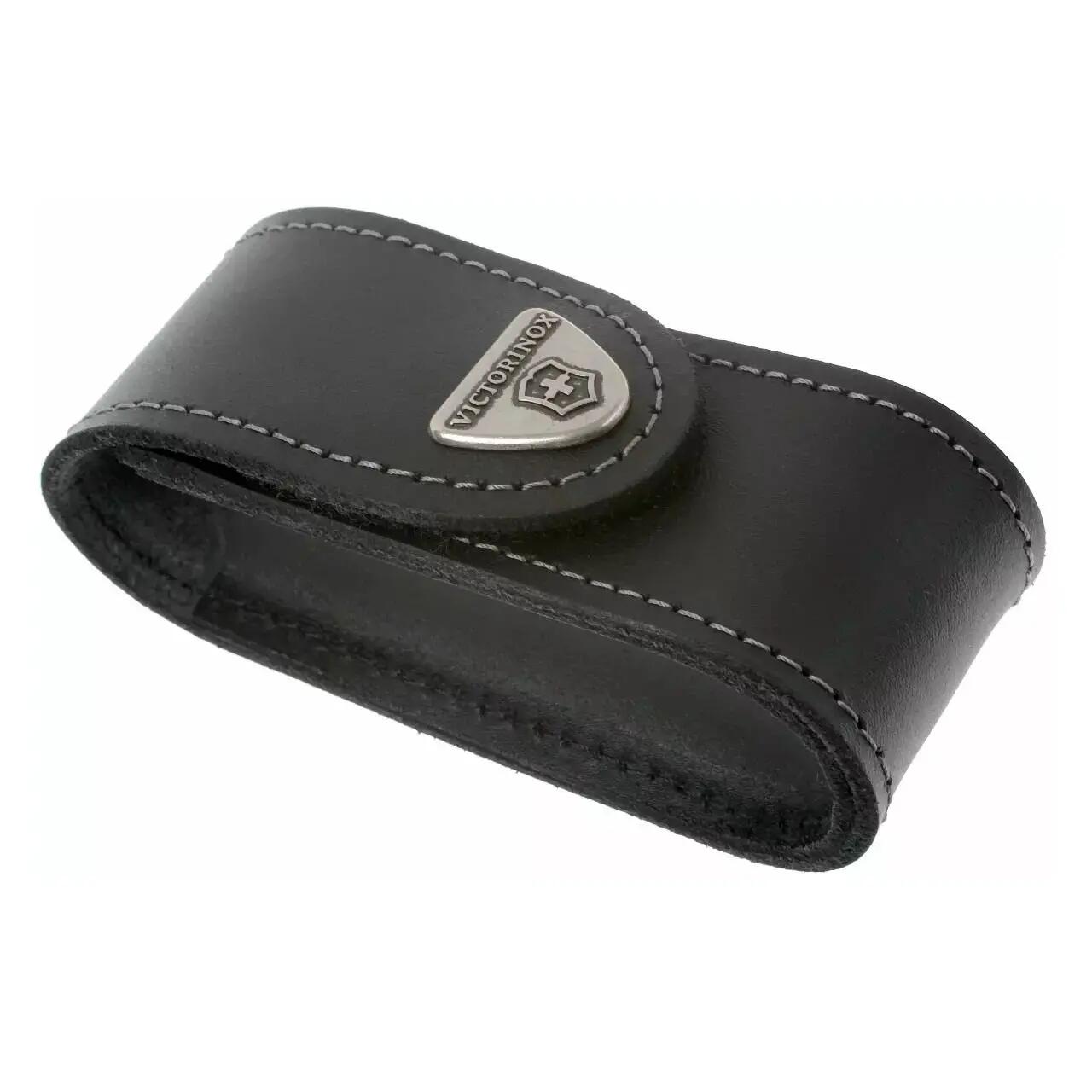 Pouzdro na kapesní nůž Victorinox 91 mm 2-4 želízka, kožené, černé 4/4