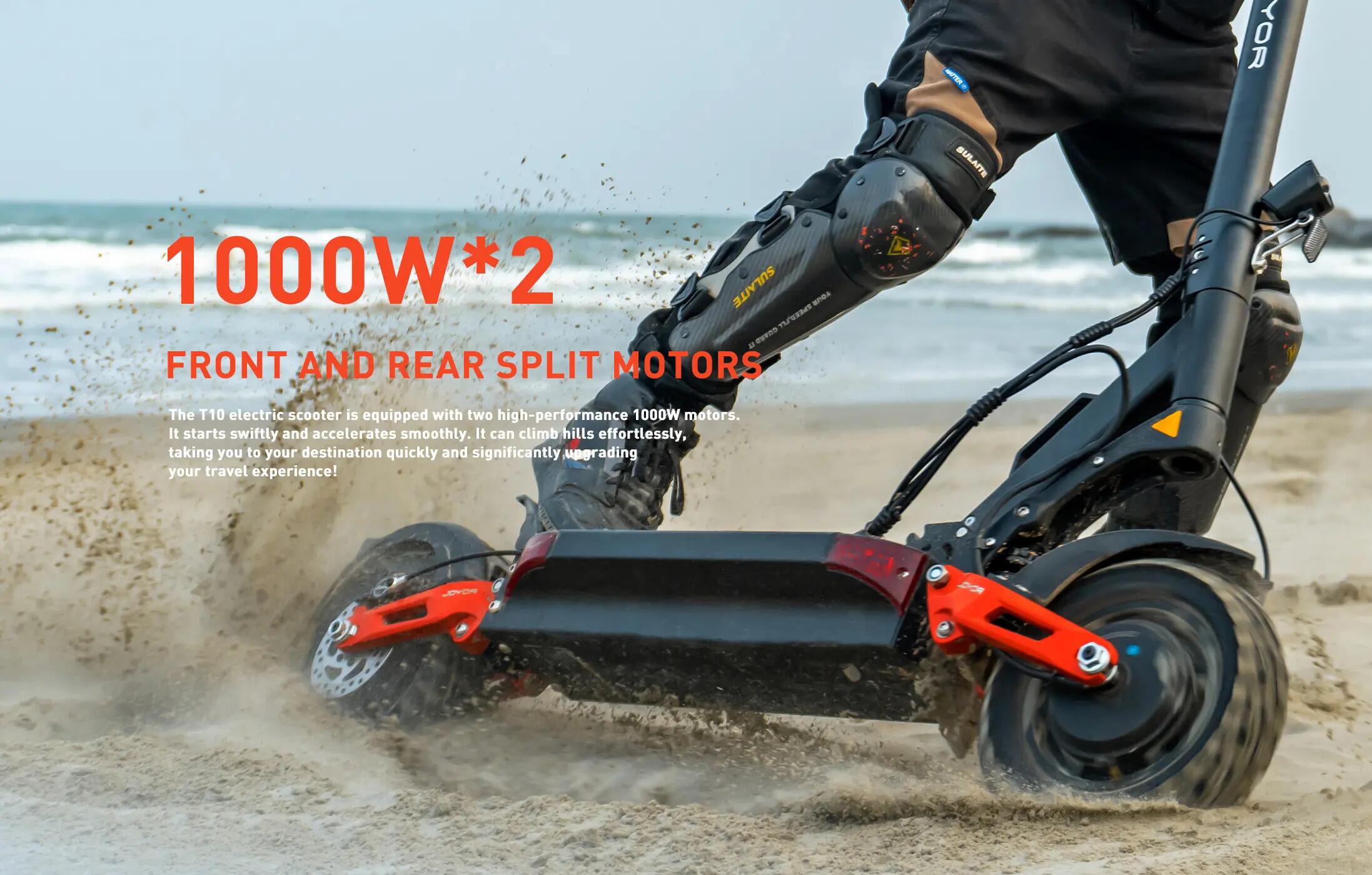 JOYOR T10 elektromos roller, hatótávolság és kényelem 10/14