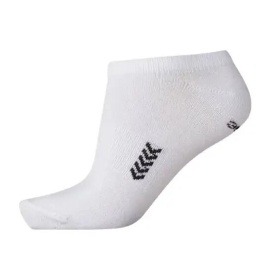 Calzini sneaker uomo HUMMEL, confezione da 3, bianco/nero 3/3