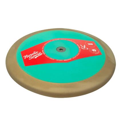 Wettkampfdiskus Valkyrie 1,75 kg Leichtathletik Unisex Türkis
