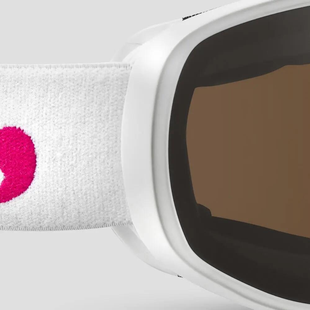 Masque de ski et de snowboard enfant et adulte - Blanc SPOT SPECTRON 4/7