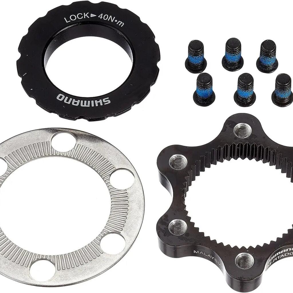 Shimano SM-RTAD05 6-bolt rotor to Centre-Lock hub disc adapter
