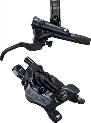 Hydraulische MTB-Scheibenbremsen hinten 4-Kolben-System Shimano SLX M7120
