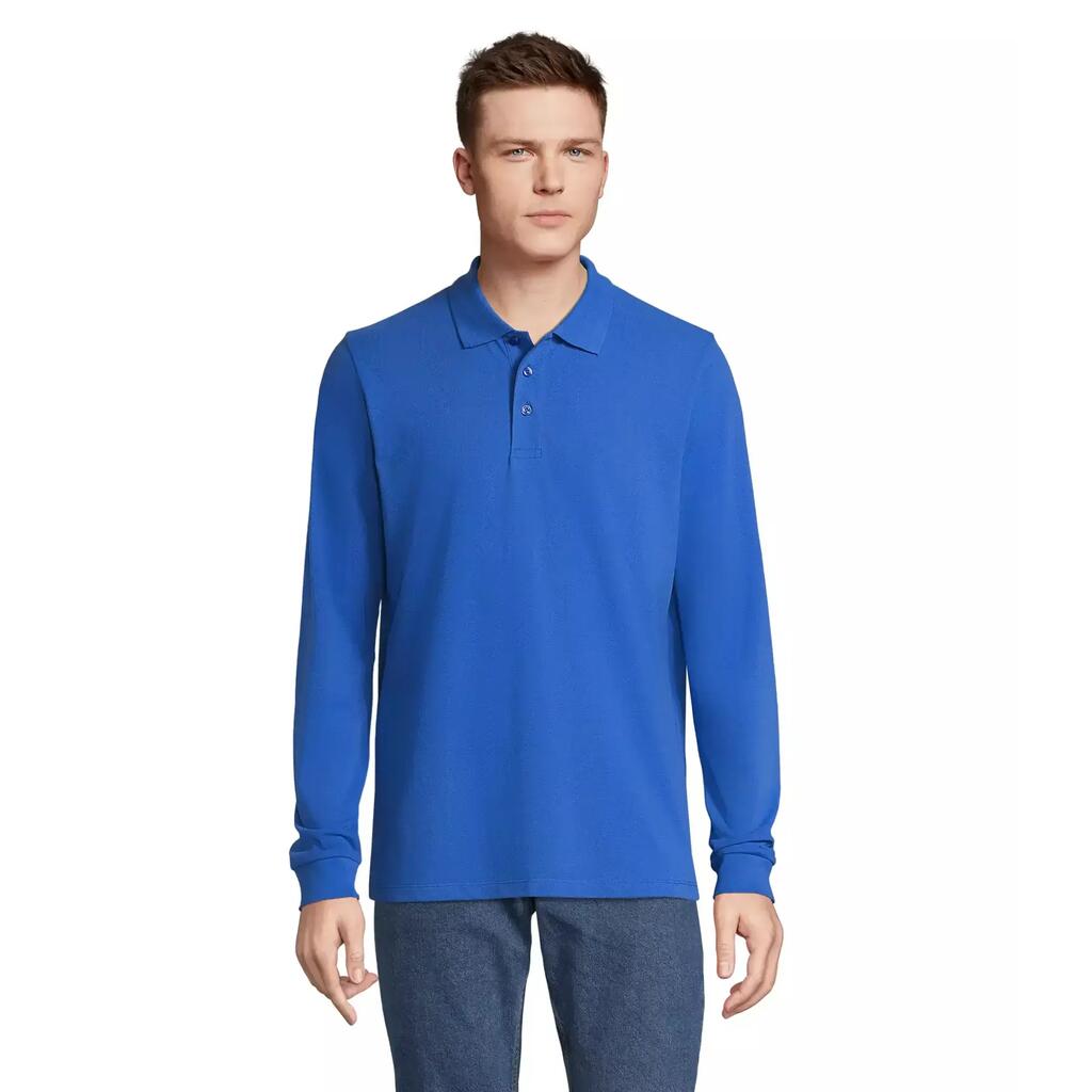 Long sleeve polo shirt Sol's Prime