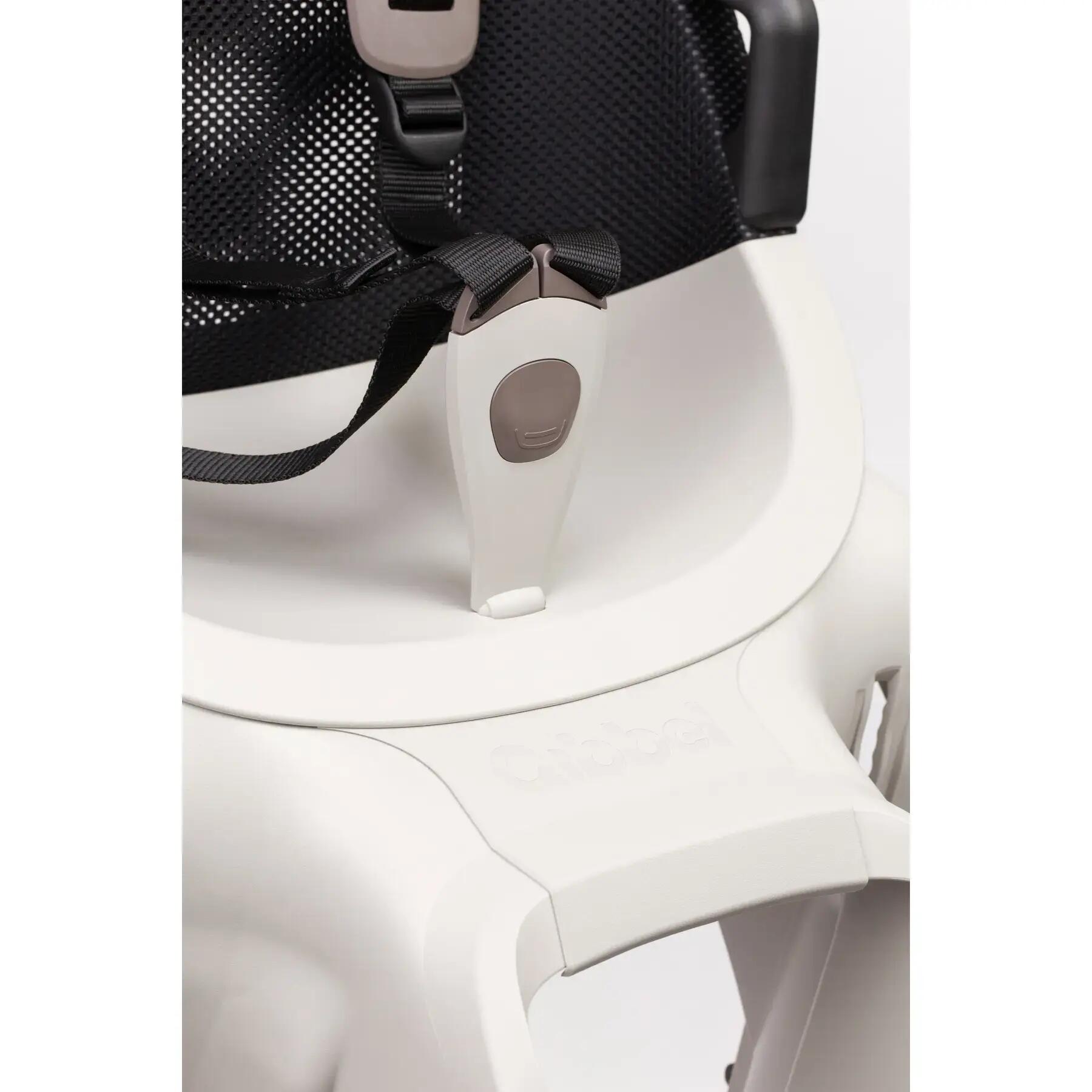 Siege enfant velo Qibbel Air Quickconnect Gris Galet - porte-bagages 2/6