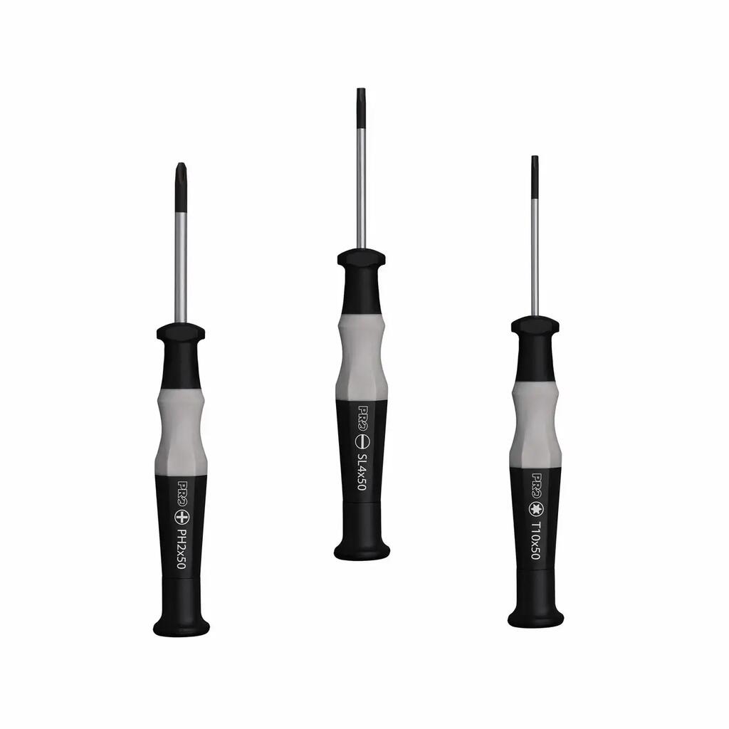 Fine screwdriver set Pro (x3)