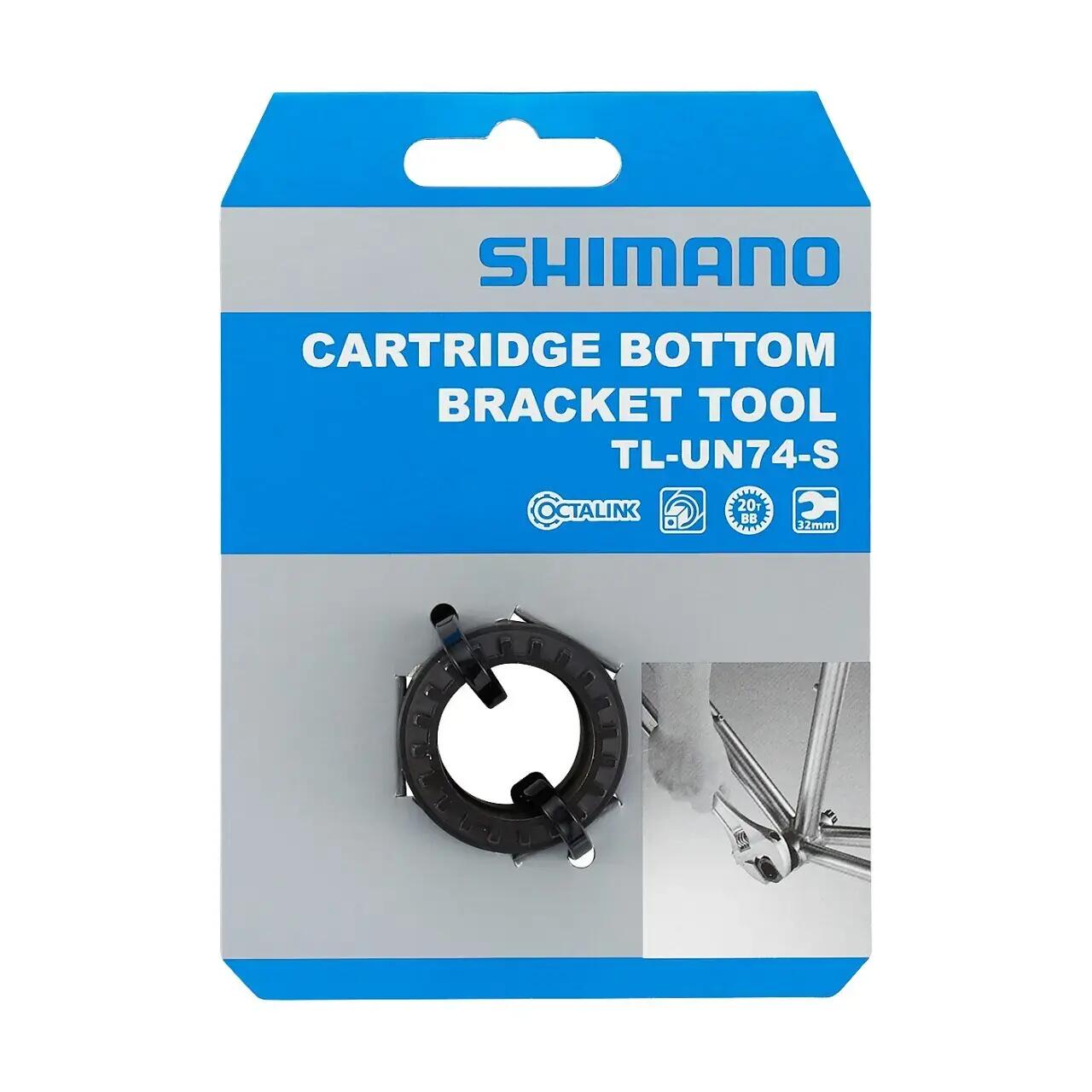 Chave de suporte inferior de cartucho Shimano TL-UN74-S 2/7