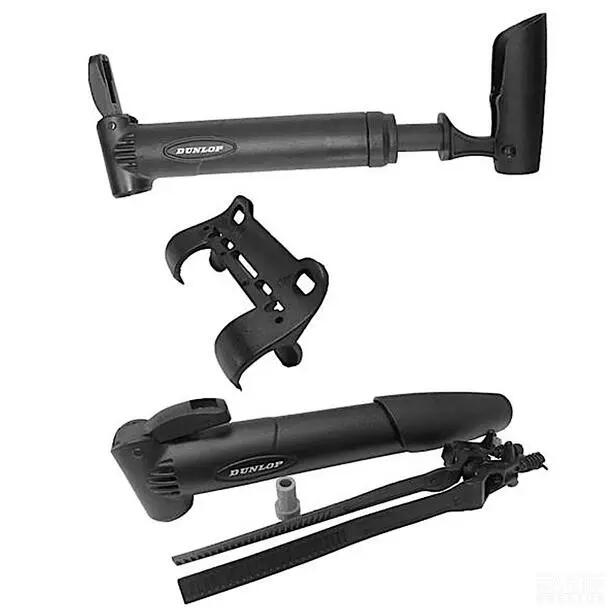 Dunlop Mini Fahrradpumpe (schwarz, 20cm × 4.5cm × 3.4cm, 0.129kg) 3/7