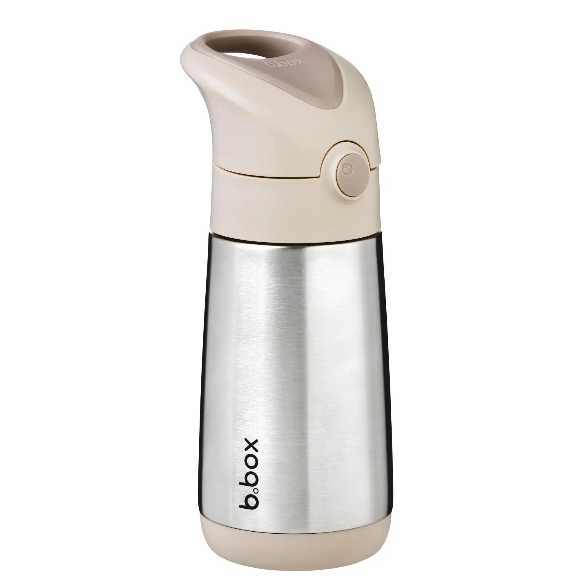 Termoska na pití s brčkem 350 ml - béžová 4/5