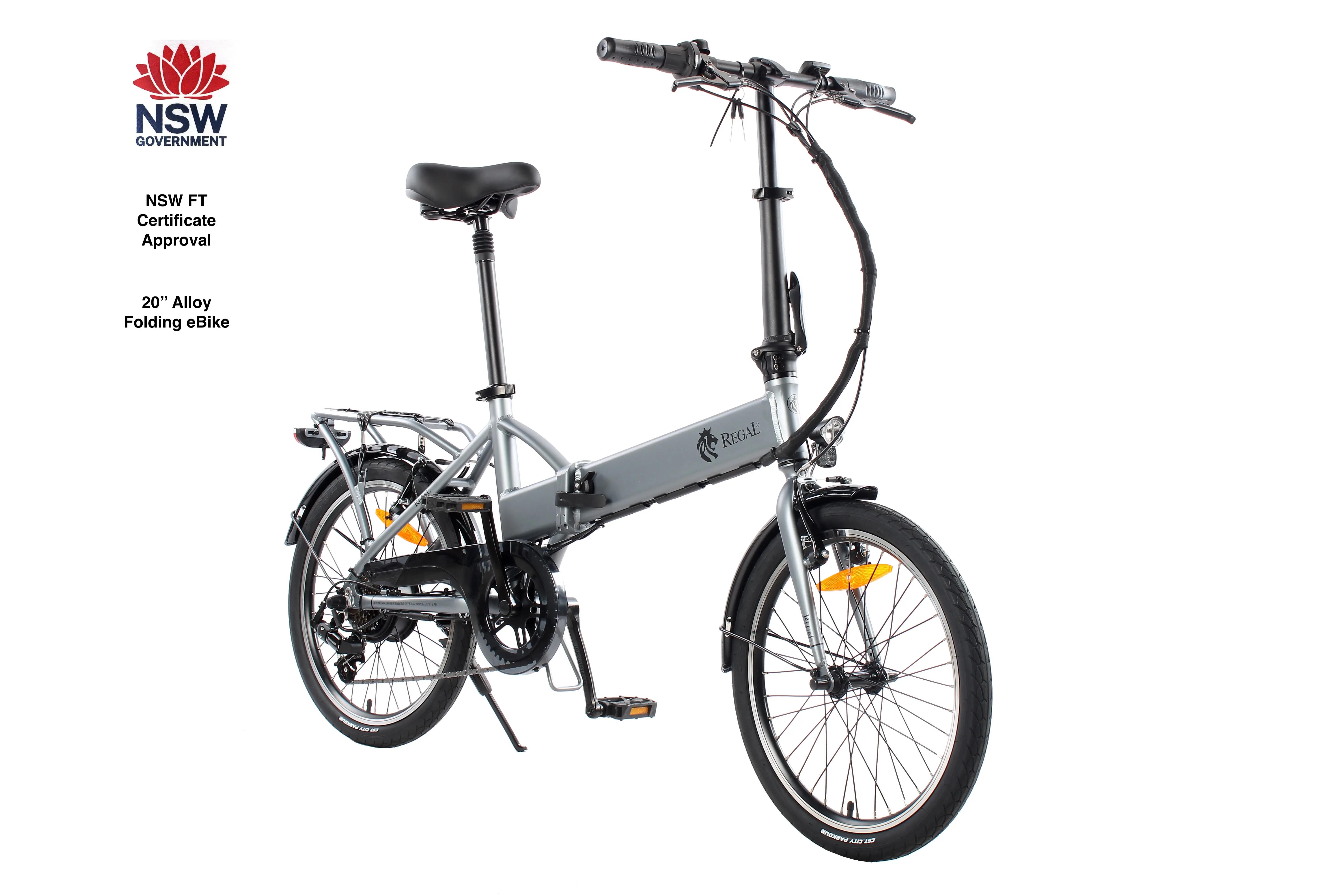 20" Z101+Shimano 6 SP Folding eBike- NSW FT Approval- CBA-260684-EA