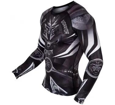 Camiseta de manga larga Venum Gladiator 3.0 para hombre, color negro, talla M. 3/5