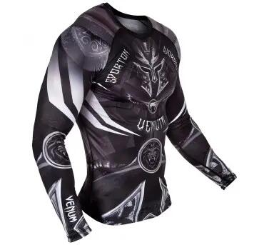 Camiseta de manga larga Venum Gladiator 3.0 para hombre, color negro, talla M. 2/5