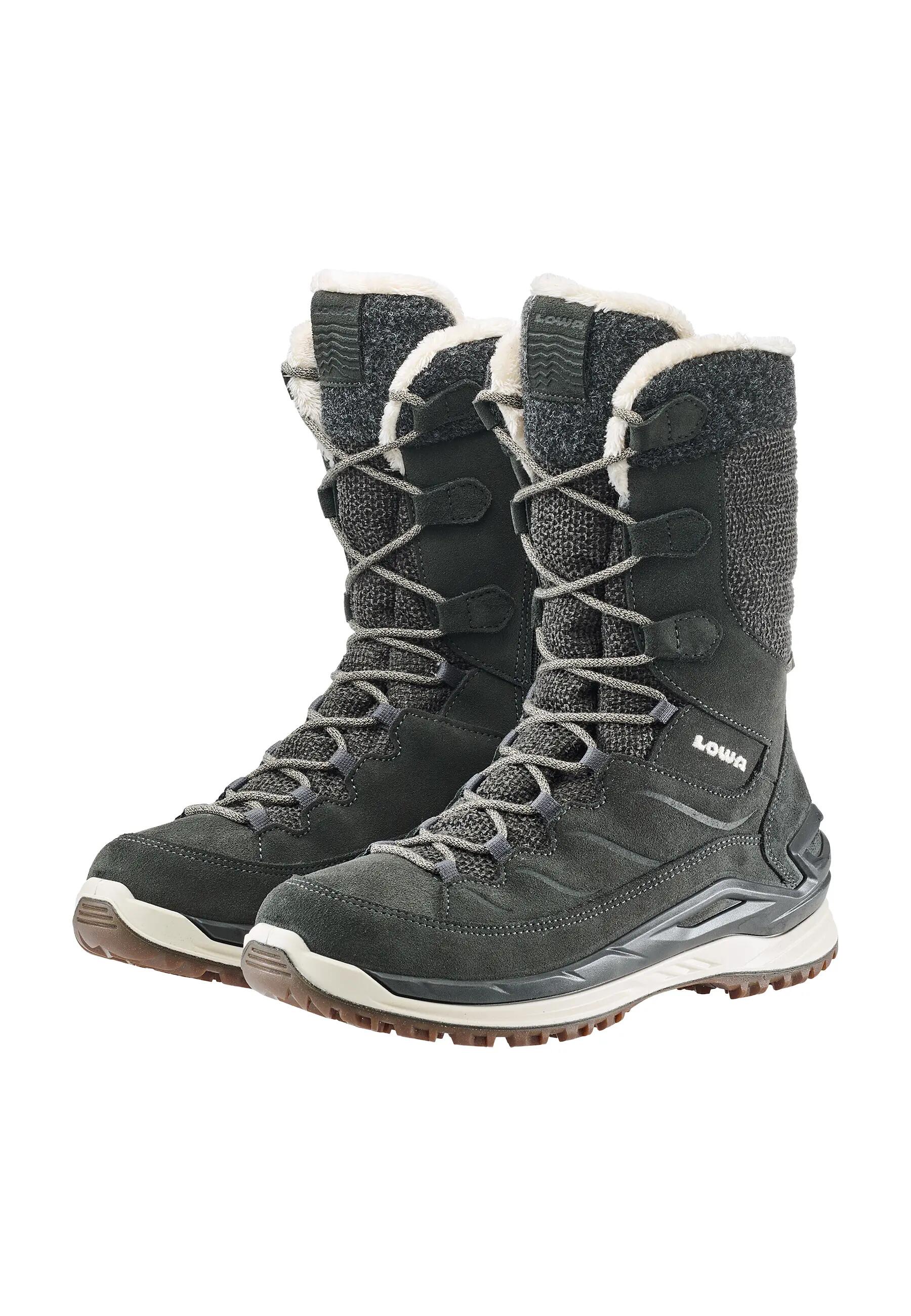 Sapatos para caminhadas / trekking para mulher Lowa Barina Anthracite Champagner 6/7