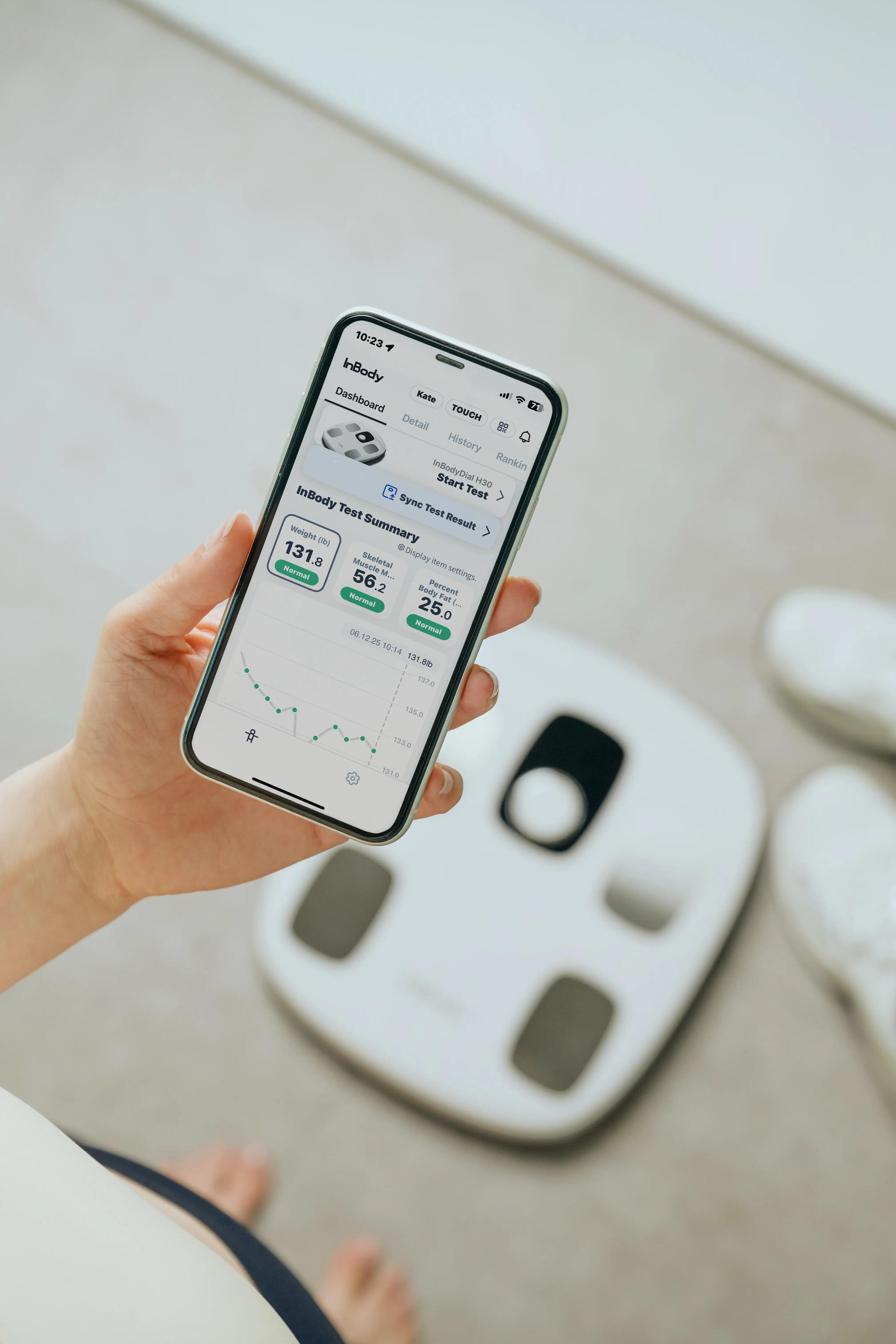 InBody Dial H30 | Smart weegschaal | Vet, spiermassa en meer | App & Wi-Fi 3/8
