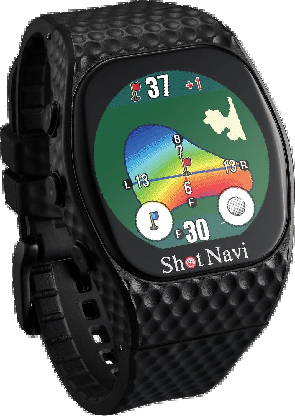 Made in Japan] Shot Navi INFINITY Touch Golf GPS Watch (Black)